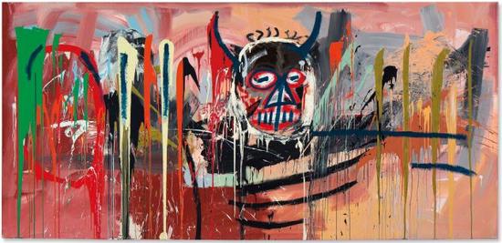 讓-米歇爾·巴斯奎特（Jean-Michel Basquiat），《Untitled》，1982 圖片：Courtesy Christie`s