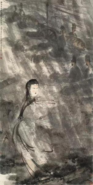 1946年《山鬼圖》，南京博物院館藏