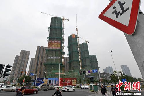 資料圖：在建商品房 <a target='_blank' href='http://www.chinanews.com/'>中新社</a>記者 呂明 攝 