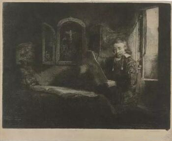 Rembrandt,《Abraham Francen醫(yī)生肖像》，1655 –1659年中，阿姆斯特安國(guó)家博物院