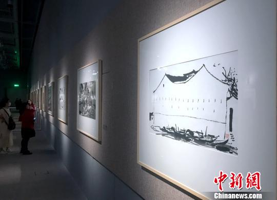 走進(jìn)吳冠中的繪畫(huà)世界80件作品湖南展出