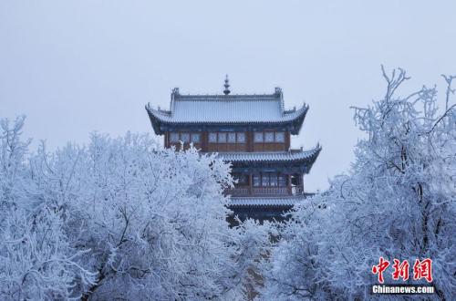 資料圖：小寒時(shí)節(jié)，甘肅嘉峪關(guān)市迎來(lái)了一場(chǎng)大雪。師永紅 攝