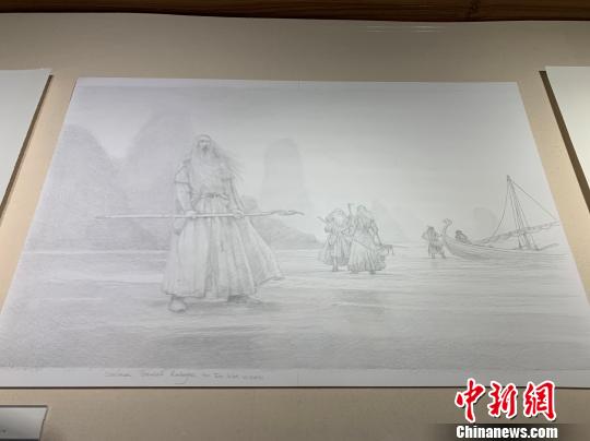 “中洲旅人——約翰·豪藝術(shù)展”?！】涤裾?攝